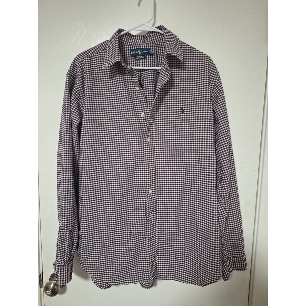 Polo Ralph Lauren XL Purple Long Sleeve Shirt